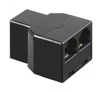 Intellinet IWP-ADAP-0314BK 6P4C F 2 x 6P4C F Black Cable Interface/Gender Adapter - Cable Interface/Gender Adapters (6P4C F, 2 x 6P4C F, Black)