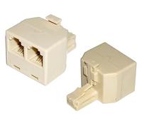 INTELLINET IWP-ADAP-13/66 - Accoppiatore telefonico duplex 6P6C M a 2x 6P4C F