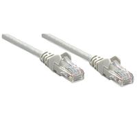 intellinet KB001691 Cat6 compatibile RJ-45 maschio a maschio CCA.U/UTP Premium cavo di rete 0,5 metri di lunghezza, grigio, 0,5 metri di lunghezza