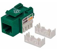intellinet Keystone Jack, Cat5e, UTP, Punch-down, Verde