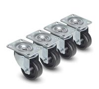 Intellinet Kit 4 Ruote a 4 Punti di Fissaggio per Armadi Server Serie Lite