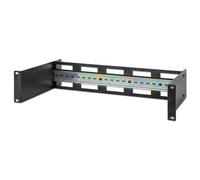 Intellinet Kit guida DIN 716345 – Montaggio su rack 19" 2U Alluminio Nero 40 kg