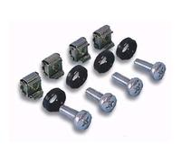 Intellinet Kit Set 50 Viti 50 Dadi e 50 Rondelle per Montaggio Rack Silver