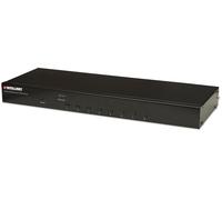 Intellinet Rackmount KVM , Combo USB PS/2, On-Screen Display, Cables included, Box KVM switch Monterbar på stativ
