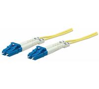 INTELLINET - 516785, LC, LC, Maschio / maschio, Giallo, Single-mode, Low smoke zero halogen (LSZH)