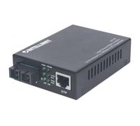 Intellinet 507349 convertitore multimediale di rete 1000 Mbit/s 1310 nm Modalità singola Nero