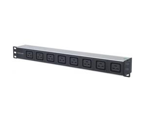 Intellinet Multipresa montaggio a rack 19'' 1U 8 uscite C19 Spina Italiana