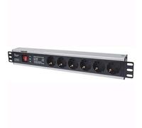 Intellinet Multipresa per Rack 19'' 6 posti Spina Schuko