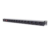 Intellinet Multipresa Verticale per Rack 12 Posti Spina Schuko Angolata