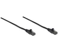 Intellinet Network Patch Cable, Cat6, 10m, Black, CCA, U/UTP, PVC, RJ45, Gold Pl