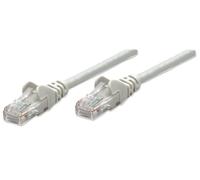 Intellinet Cavo di rete patch Cat6 15 m Grigio CCA U/UTP PVC RJ45 placcati oro