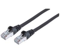 Intellinet Network Patch Cable, Cat7 Cable/Cat6A Plugs, 10m, Black, Copper, S/FT