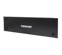 Intellinet Pannello Cieco Toolless a Clip per Armadi Rack 19'' 3U Nero