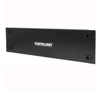 Intellinet Pannello Cieco Toolless a Clip per Armadi Rack 19'' 3U Nero