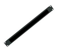 Intellinet Pannello Passacavi 1U Forato con Spazzola Nero
