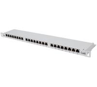 Intellinet Pannello Patch 24 posti 19'' 0.5U Cat6 FTP Grigio