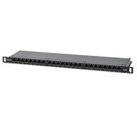 Intellinet Pannello Patch UTP 24 Posti RJ45 0,5 U Cat. 6 Nero