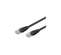 Goobay 68648 CAT 5e Cavo Patch, Rete U/UTP, Nero, 20m Length