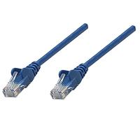 INTELLINET PATCHKABEL RJ45 U/UTP CAT5E 15M HEBELSCHUTZ BLAU