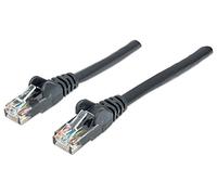 intellinet PATCHKABEL RJ45 U/UTP CAT6 1.00M HEBELSCHUTZ SCHW