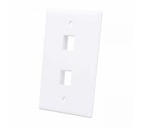 Intellinet Placca Porta Frutti 2 Posti Mod.503 Bianco