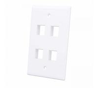 Intellinet Placca Porta Frutti 4 Posti Mod.503 Bianco