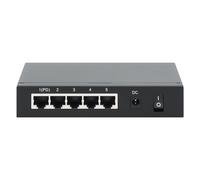 intellinet Switch Poe a 5 Porte - con 4 Porte Gigabit Poe e 1 Ingresso Poe Gigabit, Uscita Poe Gigabit, Budget di Alimentazione 68 W Tramite Alimentazione CA 60 W e 26 W Budget di Alimentazione