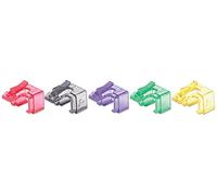 INT 771450 - Clip di riparazione RJ45, vari colori, 50 pz.