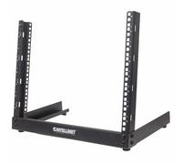 Intellinet Rack Aperto da 19" per Scrivania, 8U, Acciaio, Nero