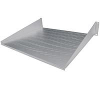 Intellinet Ripiano da 19" per montaggio frontale 2 HE (montaggio su entrambi i binari anteriori) 400 mm di profondità perforata grigio 712224