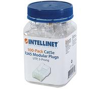 Intellinet RJ45 Cat5e Plug modulari, confezione da 100 pezzi