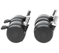 INTELLINET Ruote Per 48,3Cm 19Pollici Armadi Set Composto Da 4 Ruote Di Cui 2X