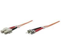 Intellinet ST/SC, 5m cavo a fibre ottiche Arancione