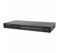 Intellinet Switch 24 porte Web-Managed Gigabit Ethernet con 2 porte SFP