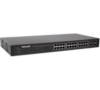Intellinet Switch 24 porte Web-Managed Gigabit Ethernet con 2 porte SFP