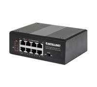 Intellinet 561624 Switch Ethernet Gigabit 8 Porte Poe+ con Poe Passante Nero