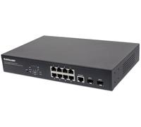 Intellinet Switch Gigabit Ethernet 8 Porte PoE+ Web-Managed con 2 porte SFP