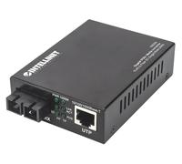 INTELLINET Switch Gigabit PoE+ Media Converter RJ45 1000Base-T su 1000Base-LX