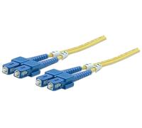 intellinet TECHLY ILWL D9-B-050 CABLE DE FIBRA OPTICA 5 M LSZH OS2 SC AMARILLO