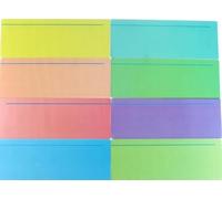 intellitoy Professional A4 Dyslexia Reading Overlays - 8pcs Coloured Plastic Guided Strips for ADHD & Macaron, Lightweight Reading Aids with High Contrast (UK Design)