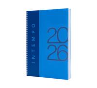 InTempo Agenda Settimanale Spiralato Sintetica Polipropene 2026 21X29,7 Blu