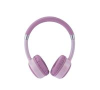 INTEMPO Cuffie Bluetooth Kids per bambini, limite volume 85 dB, rosa