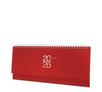 InTempo Planning Settimanale Da Tavolo 2026 Spiralato 30X10 Rosso