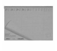 InTempo Planning Settimanale Da Tavolo Datato 2027 Formato 50X35 Grigio