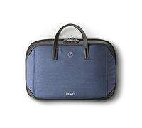 Intempo Zaino Antifurto Tekniko City in Tessuto Idrorepellente Antistrappo, Cavo Telescopico Antifurto, Chiusura con Combinazione, Presa USB, Dimensioni 45 x 30 x 14 cm, Colore Blu