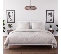 Intemporel Boemia Set Copripiumino Microfibra, Beige (Ecru), 260 x 240 cm