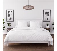 Soleil d'ocre Boheme Parure copripiumino in microfibra lavata, Bianco, 260 x 240 cm