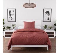 Intemporel Boemia Set Copripiumino Microfibra, Borgogna (Mattone), 140 x 200 cm