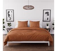 Intemporel Boemia Set Copripiumino Microfibra, Marrone (Terra), 220 x 240 cm