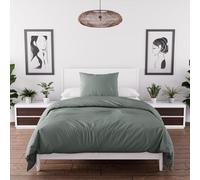 Intemporel Boemia Set Copripiumino Microfibra, Verde (Kaki), 140 x 200 cm